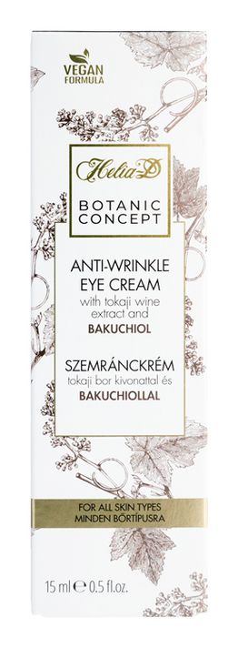 HELIA-D - Botanic Concept Krém na oční vrásky s tokajským vinným extraktem 15 ml