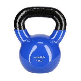 HMS - Kettlebell pokrytý vinylem KN 10 kg, modrý