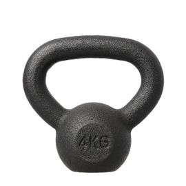 HMS - Litinový kettlebell KZG04 4 kg, černý