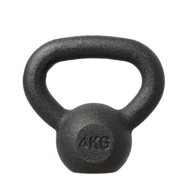 HMS - Litinový kettlebell KZG04 4 kg, černý