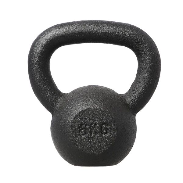 HMS - Litinový kettlebell KZG06 6 kg, černý