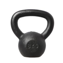 HMS - Litinový kettlebell KZG08 8 kg, černý