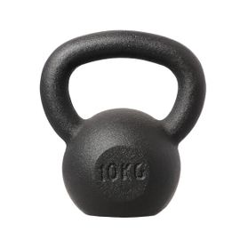 HMS - Litinový kettlebell KZG10 10 kg, černý