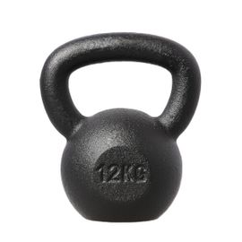 HMS - Litinový kettlebell KZG12 12 kg, černý