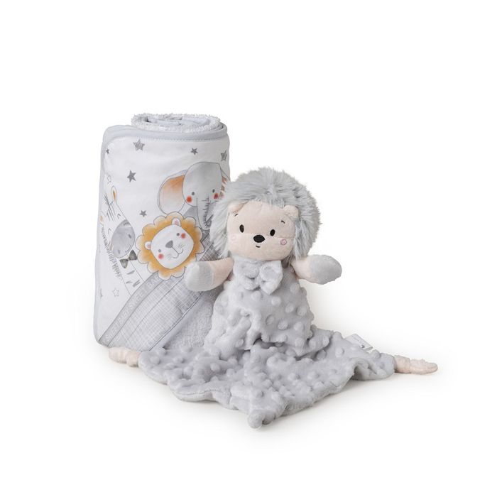 INTERBABY - SET - OSUŠKA froté 100x100 SAFARI + PŘÍTULKA - šedá