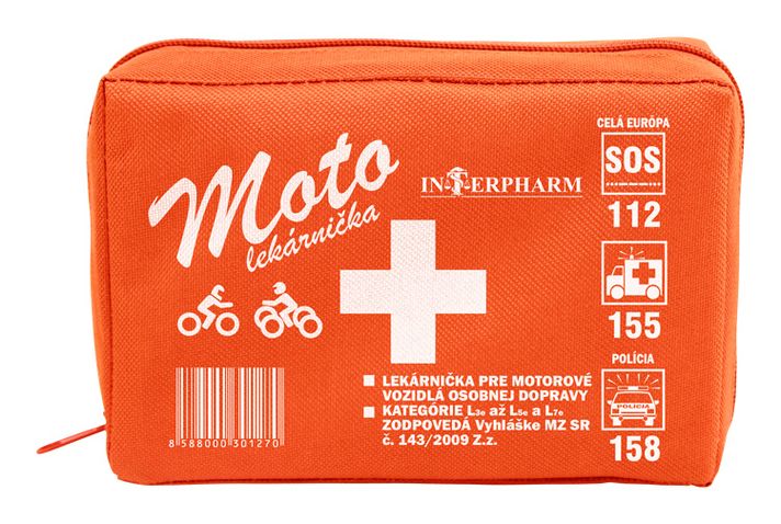 INTERPHARM - Motocyklová lékárnička NEW + PP karta