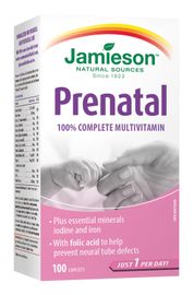 JAMIESON - Prenatal Complete multivitamin 100 tbl