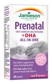 JAMIESON - Prenatal Complete multivitamin s DHA a EPA 60 cps