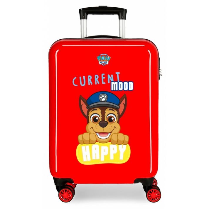 JOUMMA BAGS - Luxusní dětský ABS cestovní kufr PAW PATROL Red, 55x38x20cm, 34L, 2191722