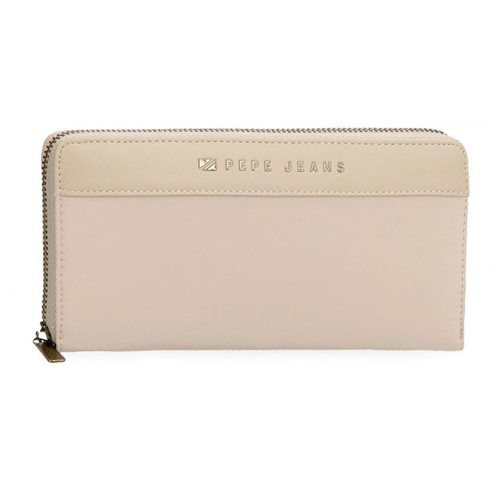 JOUMMA BAGS - Pepe Jeans Morgan Beige - Dámská peněženka, 7928533