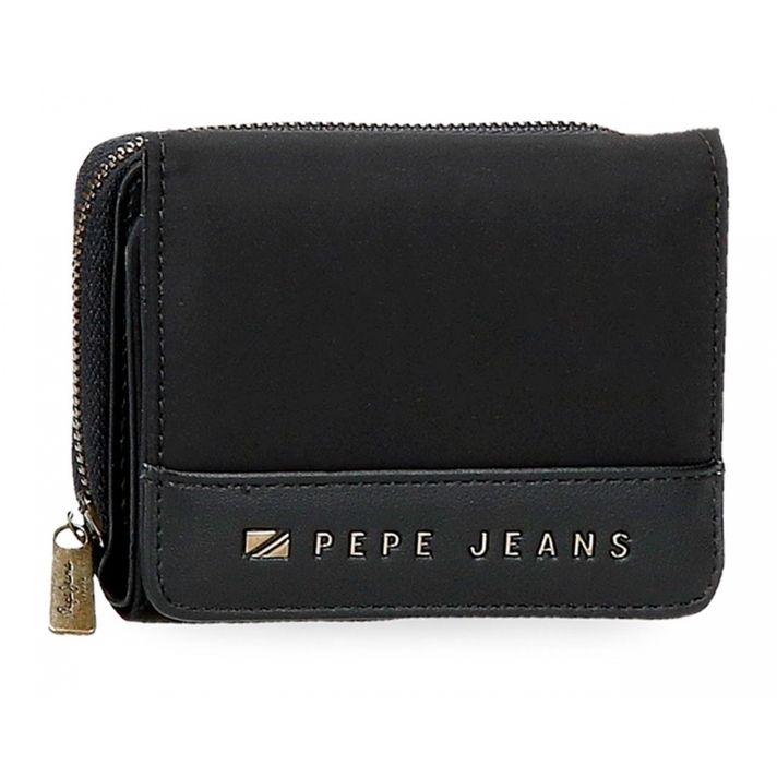 JOUMMA BAGS - Pepe Jeans Morgan Black - Dámská peněženka, 7928231