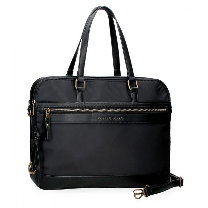 JOUMMA BAGS - Pepe Jeans Morgan Black - Brašna na notebook 15,6", 7926031