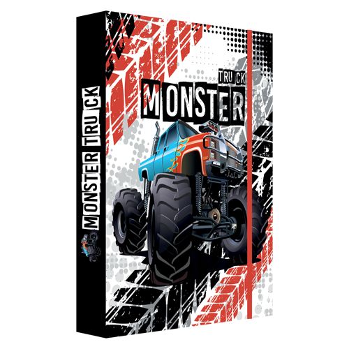 JUNIOR - Box na zošity A4 Jumbo Monster Truck