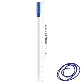 JUNIOR - Náplň kuličková Cross 1,0 mm - modrá
