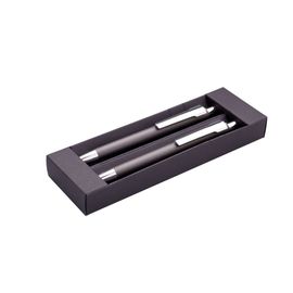 JUNIOR - Sada kov mechanická tužka + kuličkové pero, AMPIO, šedá