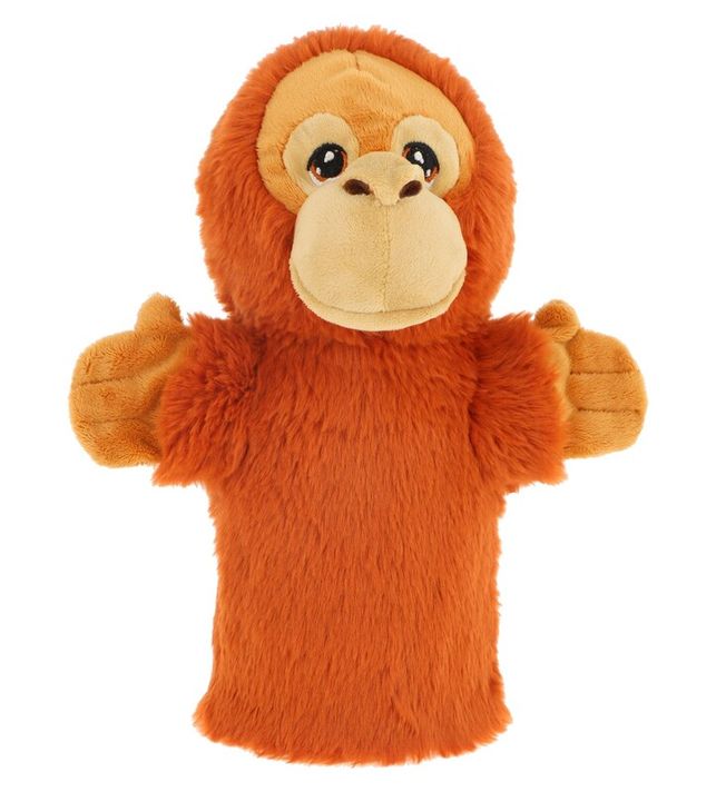 KEEL TOYS - SE3076-4 Keeleco Orangutan - eko plyšový maňásek na ruku 27 cm