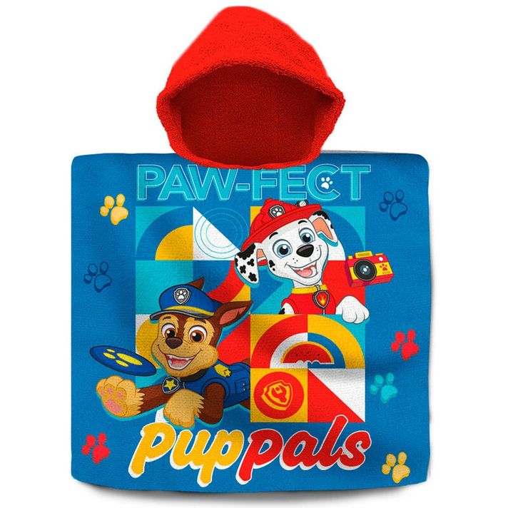 KIDS LICENSING - Bavlněné pončo 60/120cm PAW PATROL, PW19924