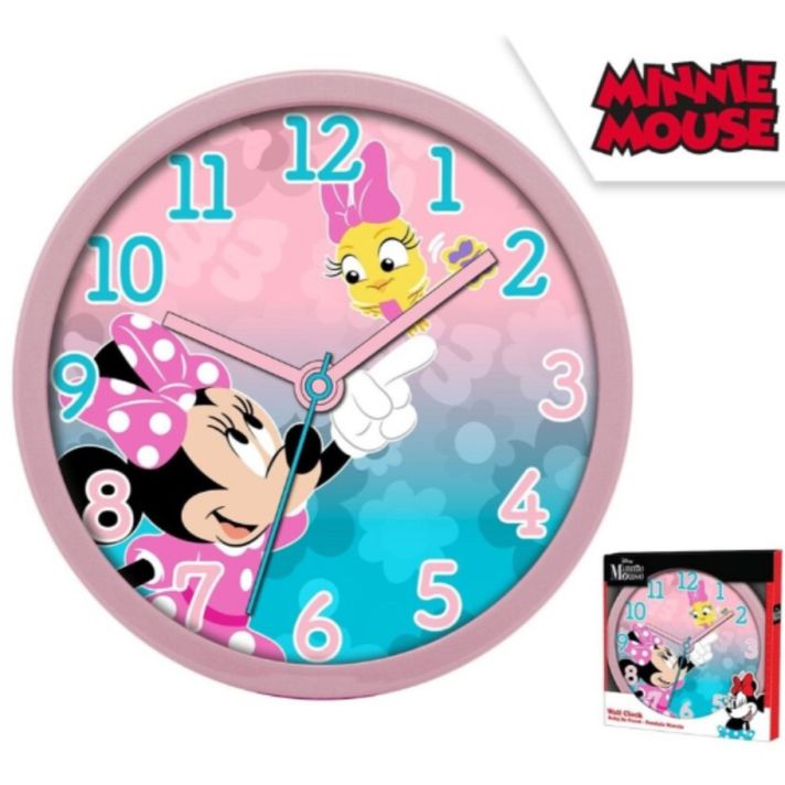 KIDS LICENSING - Dětské nástěnné hodiny MINNIE MOUSE, MN3075