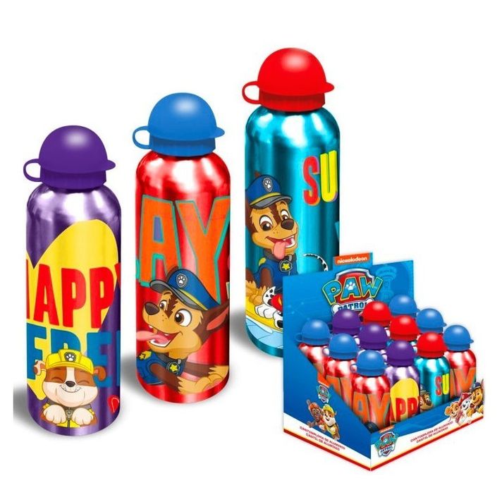 KIDS LICENSING - Hliníková láhev na pití PAW PATROL/fialová, 500ml, PW19760