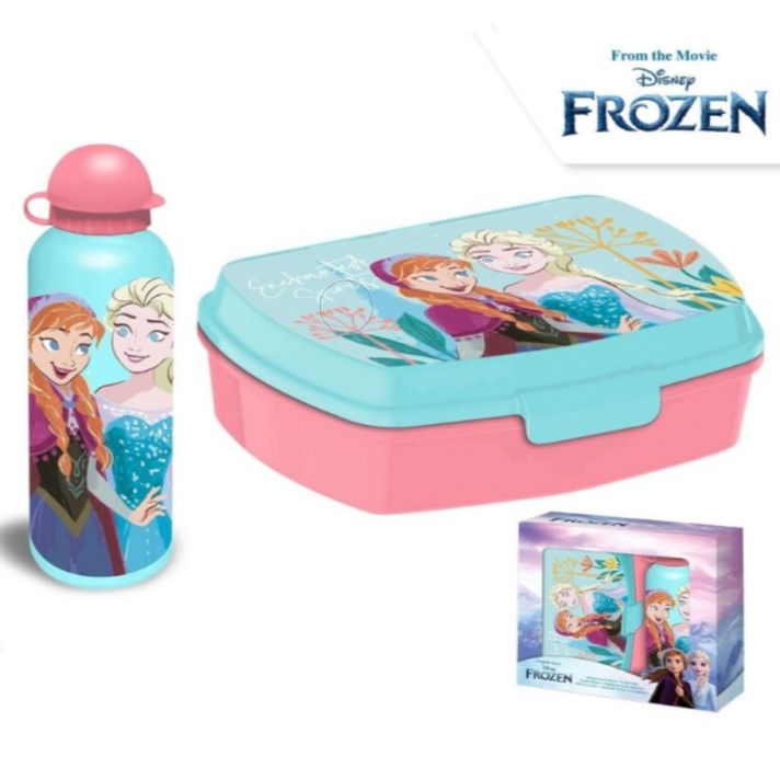 KIDS LICENSING - Sada na svačinu / box + láhev DISNEY FROZEN, FR50009