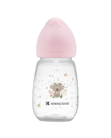 KIKKABOO - Kojenecká láhev 260ml 3m+ Savanna Pink