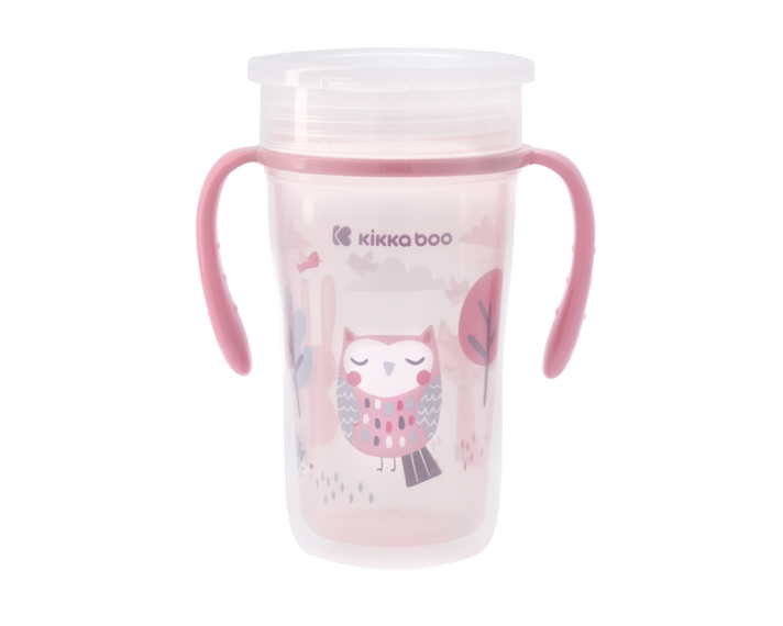 KIKKABOO - Hrnek trénovací 360° 300ml 12m+ Owl