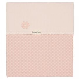 KOEKA - Deka Antwerp 75x100, waffle/flanel, shadow pink/light shadow pink