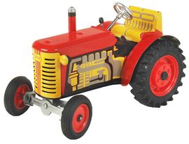 KOVAP - Traktor Zetor červený - plastové disky