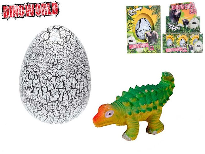 LAMPS - Dinosaurus líhnoucí se a rostoucí ve vajíčku 6 cm