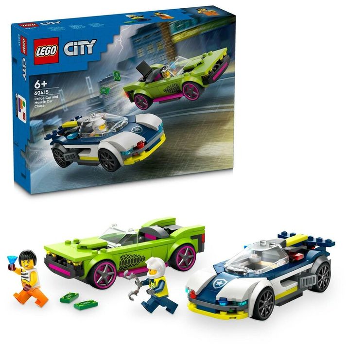 LEGO -  City 60415 Honička policejního auta a sporťák