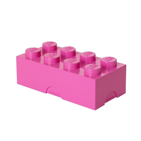 LEGO LUNCH - box na svačinu 100 x 200 x 75 mm - růžová