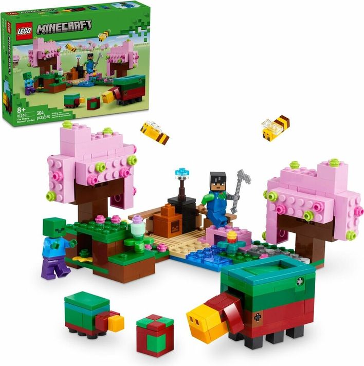 LEGO - Minecraft 21260 Zahrada s rozkvetlými třešněmi