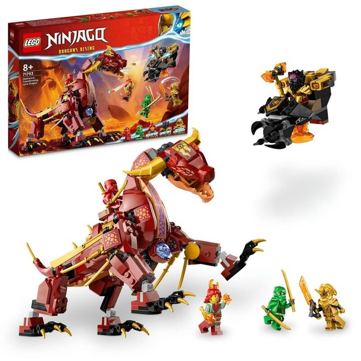 LEGO - NINJAGO 71793 Heatwave a jeho transformační lávový drak