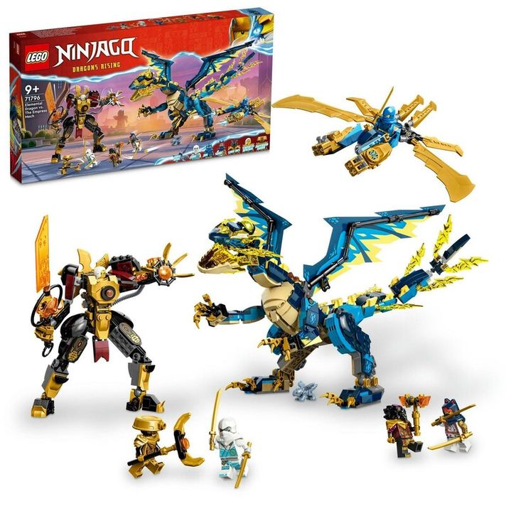 LEGO - NINJAGO 71796 Živelný drak proti robotovi císařovny