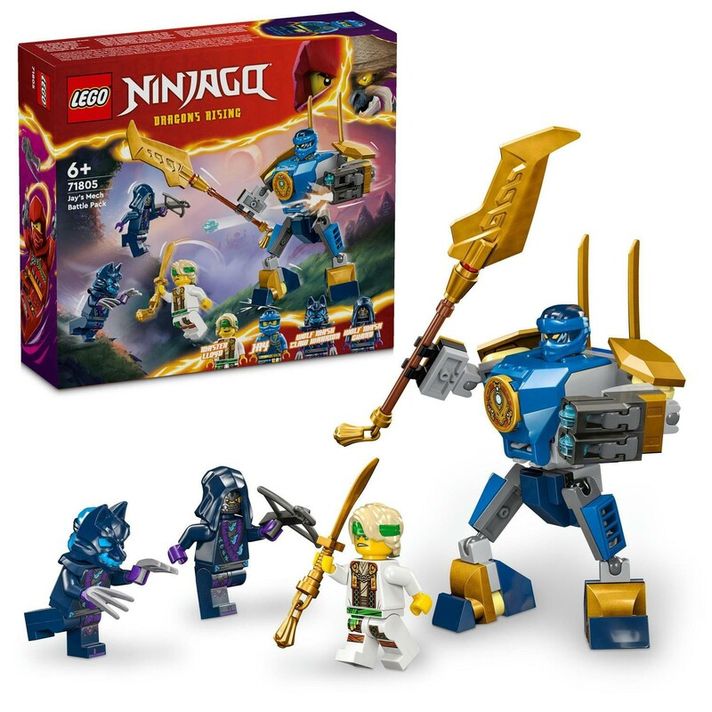 LEGO -  NINJAGO 71805 Bojový balíček Jayova robota