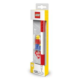 LEGO STATIONERY - Gelové pero s minifigurkou, červené - 1 ks