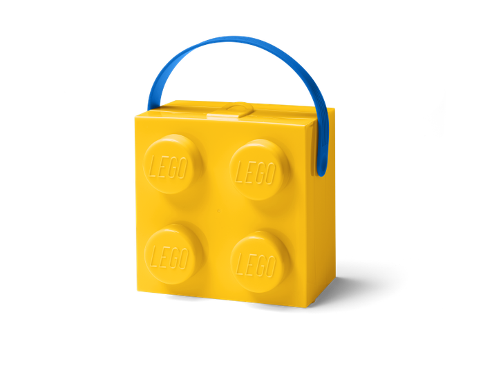 LEGO STORAGE - box s rukojetí - žlutá