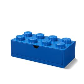 LEGO STORAGE - stolní box 8 se zásuvkou - modrá