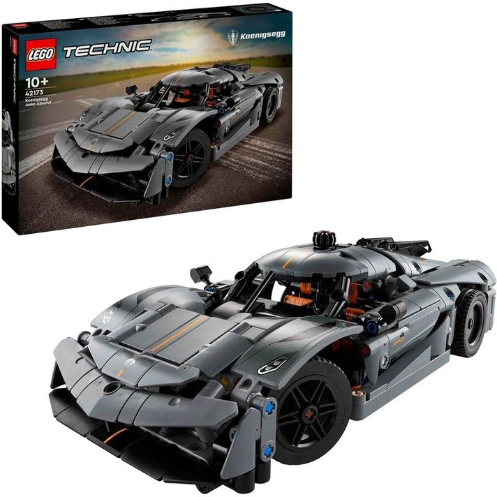 LEGO - Technic 42173 Šedé hyperauto Koenigsegg Jesko Absolut