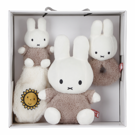 LITTLE DUTCH - Dárkový set králíček Miffy Fluffy Taupe