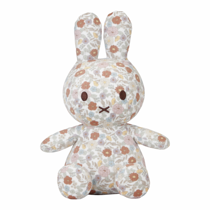 LITTLE DUTCH - Králíček Miffy textilní Vintage Květiny 25 cm