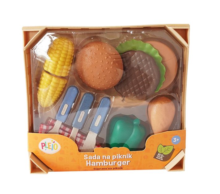 MAC TOYS - PLEJO Sada na piknik - hamburger