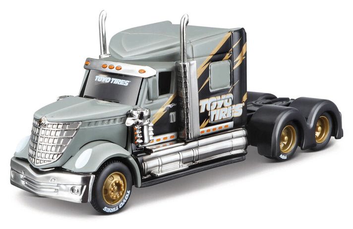 MAISTO - Design Custom Rigs, International Lone Star, šedá, 1:64