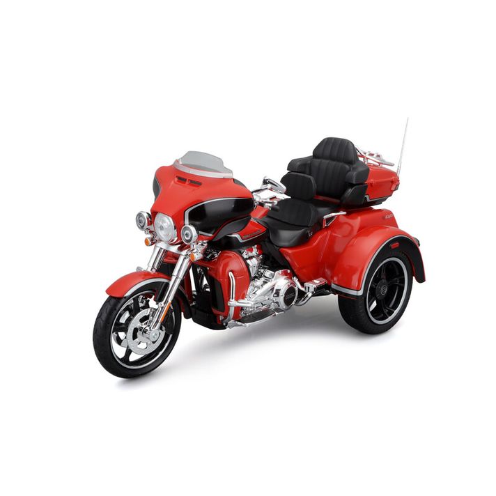 MAISTO - H-D Trikes - 2021 CVO Tri Glide, metal oranžová, 1:12