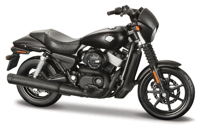 MAISTO - HD - Motocykl - 2015 Harley-Davidson Street 750, černá, blister box, 1:18