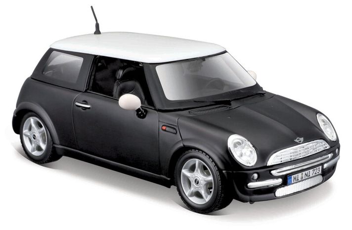 MAISTO - MINI COOPER, matně černá, 1:24