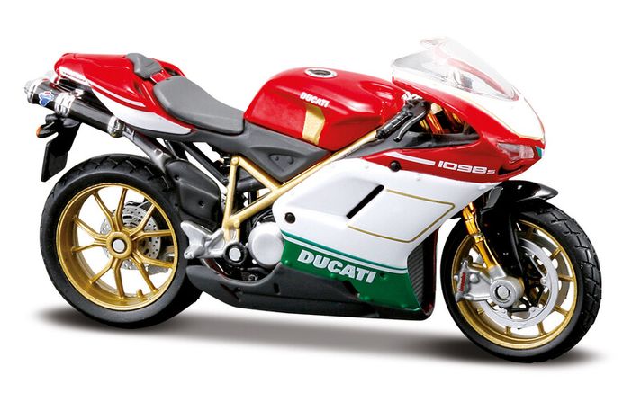 MAISTO - Motocykl, Ducati 1098 S Tricolore, 1:18