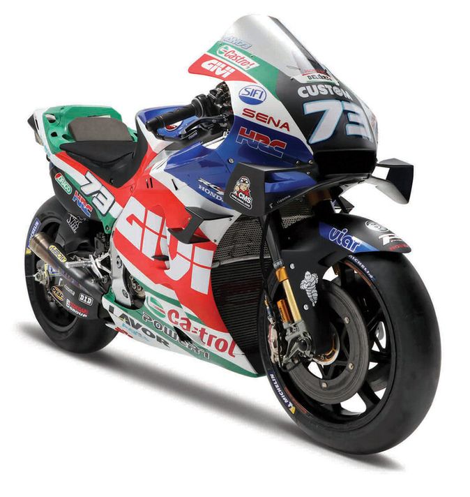 MAISTO - Motocykl, LCR Honda 2021 (#73 Alex Marquez), 1:18