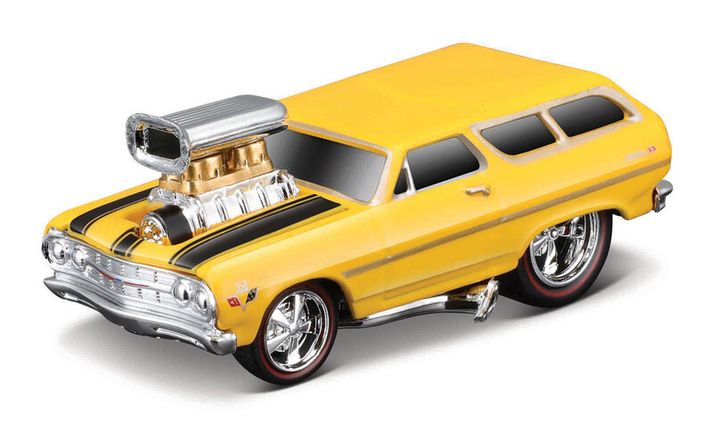 MAISTO - Muscle Machines - 1965 Chevrolet Chevelle Wagon, 1:64