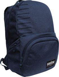 MAJEWSKI - Studentský batoh St.Right Melange navy blue BP35